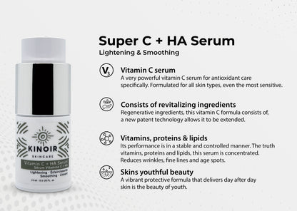 Vitamin C + HA Serum Lightening & Smoothing